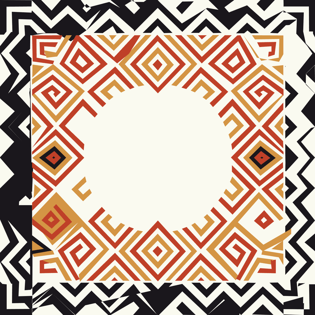 Imigongo panel — Rwandan geometric pattern